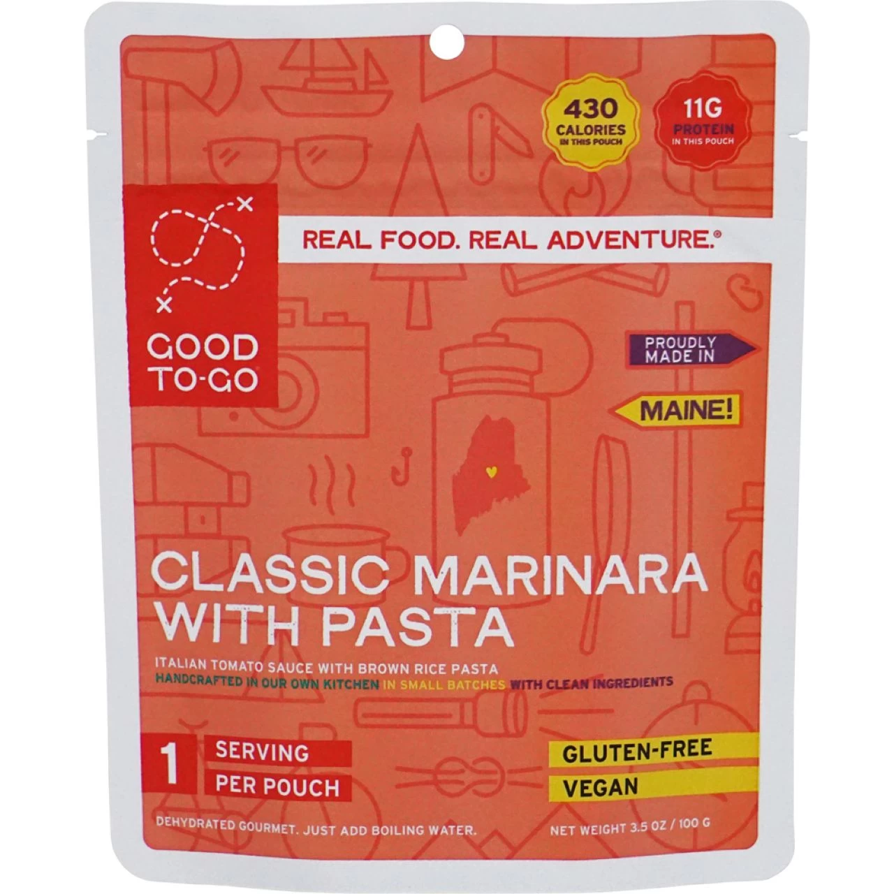 Classic Marinara With Pasta - 1 Serving 3 Classic Marinara With Pasta - 1 Serving