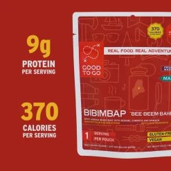 Korean Bibimbap - 1 Serving -Outdoor Camping Shop 5 GTG Bibimbap Single 1057 CalsProtein S22 rsz 12568.1654190157