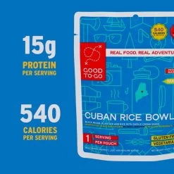 Cuban Rice Bowl - 1 Serving -Outdoor Camping Shop 5 GTG CubanBowl Single 1062 CalsProtein S22 rsz 78481.1655152316