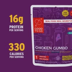 Chicken Gumbo - 1 Serving 11 Chicken Gumbo - 1 Serving -Outdoor Camping Shop 5 GTG Gumbo Single 1059 CalsProtein S22 rsz 21270.1654190677