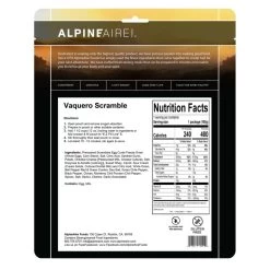 Vaquero Scramble -Outdoor Camping Shop 60140 US Vaquero Scamble BACK AlpineAire 1 rsz 26285.1649702909