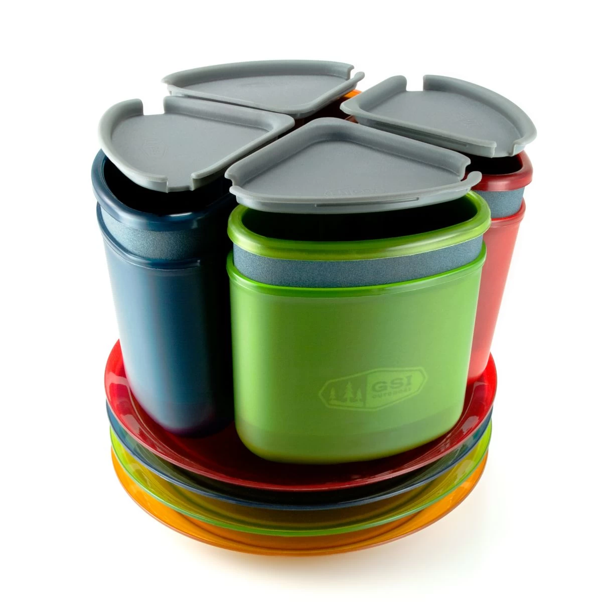 GSI Outdoors Infinity 4 Person Compact Tableset - Multi 5 GSI Outdoors Infinity 4 Person Compact Tableset - Multi - Image 3