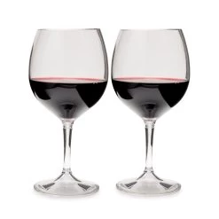 GSI Outdoors Nesting Red Wine Glass Set