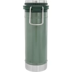 Stanley Travel Mug French Press - 16 Oz -Outdoor Camping Shop B2B Large PNG Classic Vacuum Travel Press 16oz Hmrtne Grn back 1800x1800 rsz 81388.1654887924