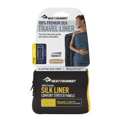 Sea To Summit Silk Travel Liner - Traveller W/ Pillowcase -Outdoor Camping Shop asilkcsyha silkliner traveller packaging 01 1 87813.1673380593