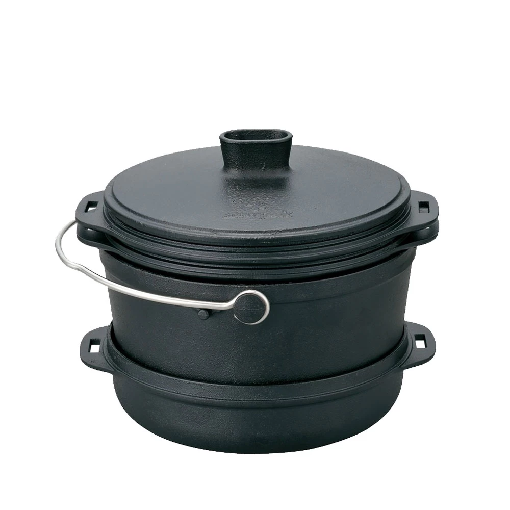 Snow Peak Cast Iron Duo Cooker 4 Snow Peak Cast Iron Duo Cooker - Image 2