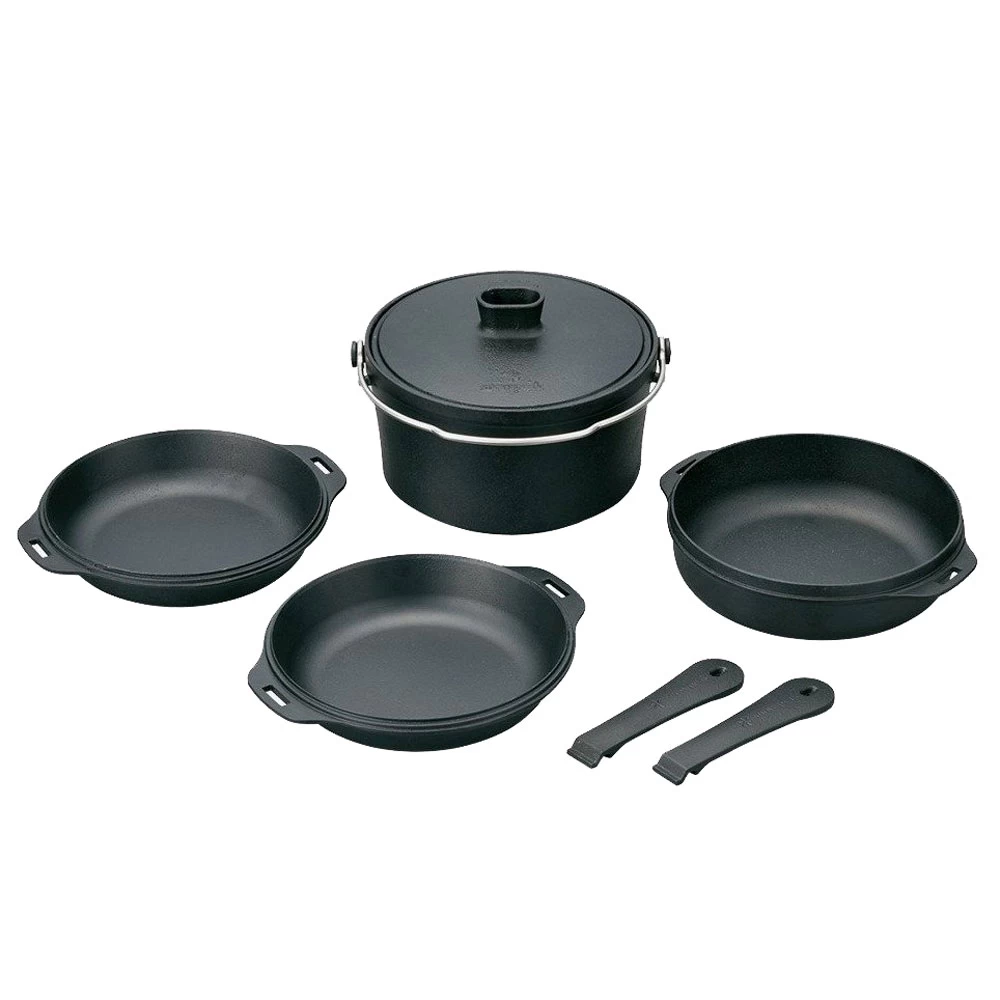 Snow Peak Cast Iron Duo Cooker 3 Snow Peak Cast Iron Duo Cooker
