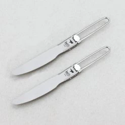 Folding Titanium Knife - Set Of 2
