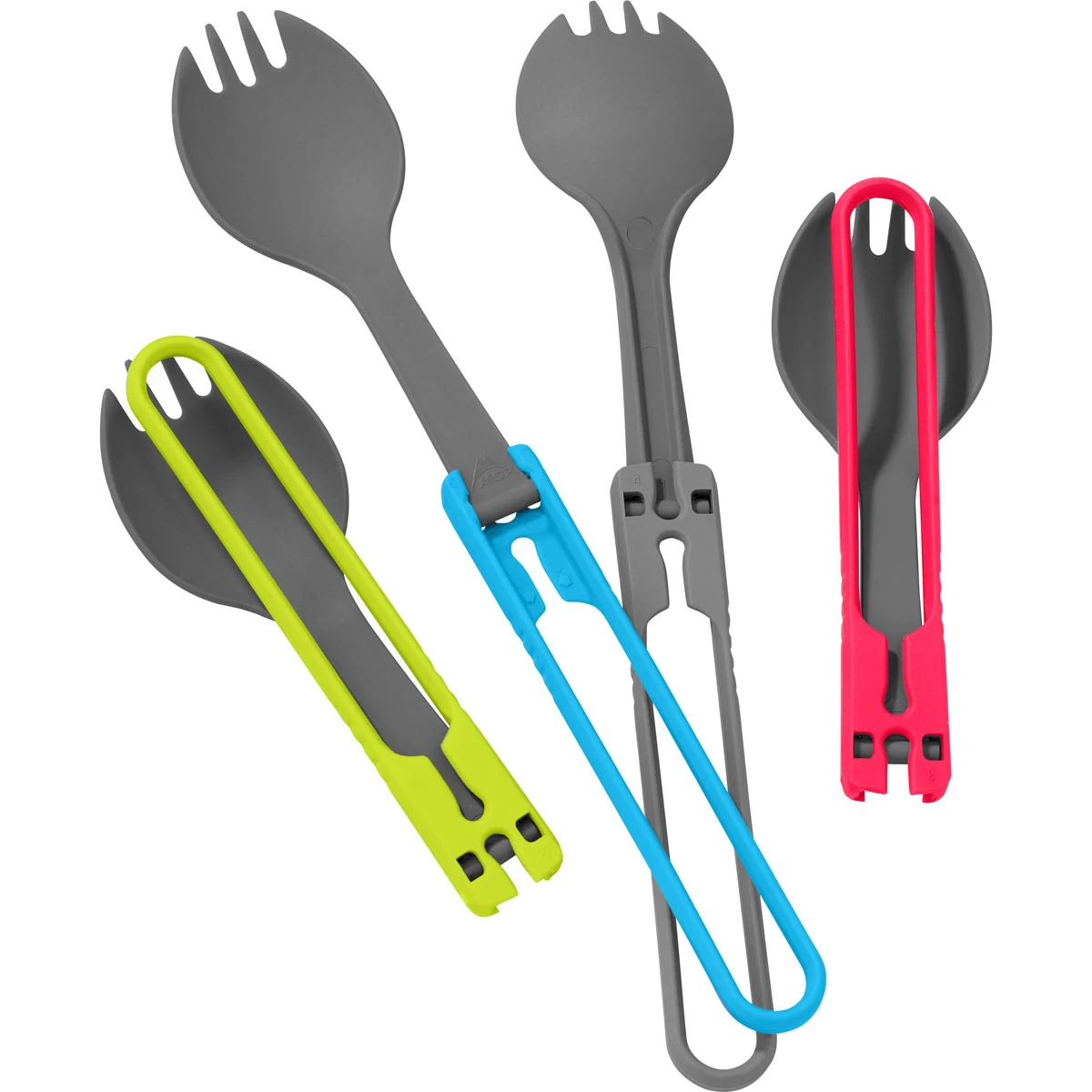MSR Folding Utensils 4-Pack - Sporks 3 MSR Folding Utensils 4-Pack - Sporks