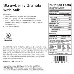 Strawberry Granola With Milk -Outdoor Camping Shop strawberry granola with milk 83877.1626822290