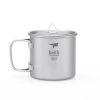 Single-Wall Titanium Mug With Folding Handle And Lid -Outdoor Camping Shop ti3240 13957.1653507144