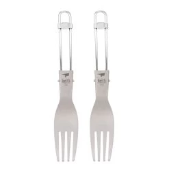 Folding Titanium Fork - Set Of 2