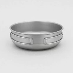 Titanium Bowl With Folding Handle -Outdoor Camping Shop ti5326 1 07654.1653506832