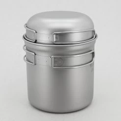 2-Piece Titanium Pot And Bowl Set -Outdoor Camping Shop ti6051 1 06361.1626822158