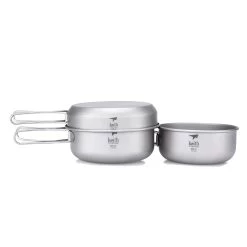 3-Piece Titanium Pot And Pan Set