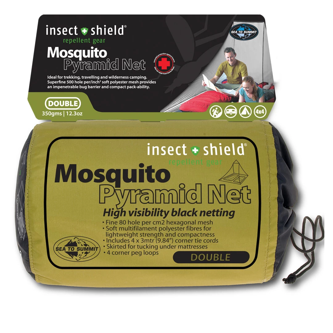 Sea To Summit Mosquito Pyramid Net With Insect Shield - Double (Fall 2022) 5 Sea To Summit Mosquito Pyramid Net With Insect Shield - Double (Fall 2022) - Image 3