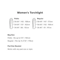 Big Agnes Torchlight Camp 20 - Women's (Fall 2022) 17 Big Agnes Torchlight Camp 20 - Women's (Fall 2022) -Outdoor Camping Shop 2020 sizing wmstorchlight rsz 81760.1626823703