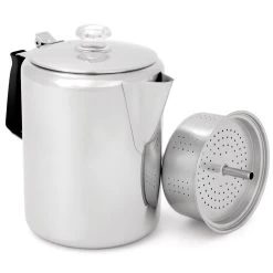 GSI Outdoors Glacier Stainless 12 Cup Perc With Silicone Handle