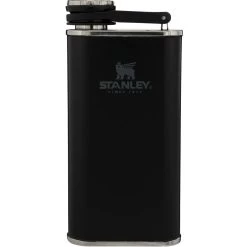 Stanley Classic Easy-Fill Wide Mouth Flask -Outdoor Camping Shop B2B Web PNG Classic Easy Fill Wide Mouth Flask 8oz Matte Black 1800x1800 rsz 53609.1657817599