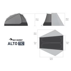 Sea To Summit Alto TR2 -Outdoor Camping Shop alto twoperson ultralight tent grey dimensions rsz 86975.1626823631