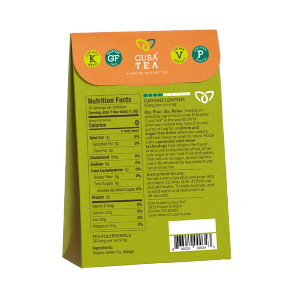 Mango Green Instant Tea 6 Mango Green Instant Tea - Image 4