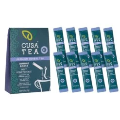 Immune Boost Instant Herbal Tea -Outdoor Camping Shop cusa wellnessboxes front10stick immune wcopy rsz 01464.1626823433