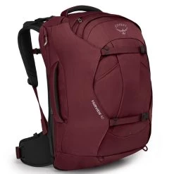 Osprey Fairview 40 Travel Pack - Women's 25 Osprey Fairview 40 Travel Pack - Women's -Outdoor Camping Shop fairviewpack40 s22 side zirconred rsz 69355.1666649952