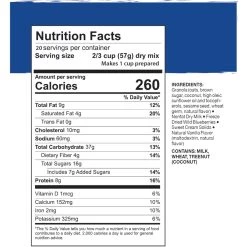 Granola With Milk And Blueberries - No. 10 Can 6 Granola With Milk And Blueberries - No. 10 Can -Outdoor Camping Shop granola nutritional rsz 88137.1626823472