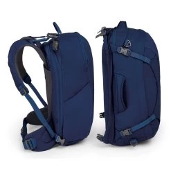 Osprey Ozone Duplex 60 Travel Pack - Women's -Outdoor Camping Shop ozoneduplex60 f18 side3 buoyantblue 19025.1626822675