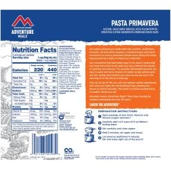 Pasta Primavera -Outdoor Camping Shop pastaprimaverabackpanel rsz 77582.1626823273