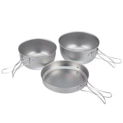 Snow Peak 3 Piece Titanium Cookset