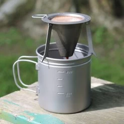 Titanium Travel Coffee Filter -Outdoor Camping Shop travel coffee filter 35293.1626822797